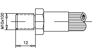 Imagen de 0021193-BB RACOR FRENO MACHO M.10X1