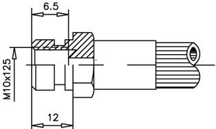 Imagen de 0021111-BB RACOR FRENO HEMBRA 10X1.25 CUELLO