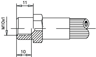 Imagen de 0021136-BB RACOR FRENO HEMBRA M.10X1