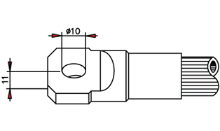 Imagen de 0021203-BB RACOR FRENO ORIENT.INCLIN.D.10 E/C 11.