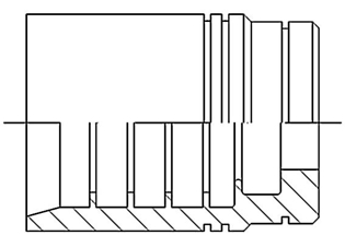 Imagen de 0003300-24 MANGUITO PRENSAR R1T-R2T 1 1/2'