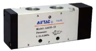 Imagen de 094A41015G DIST. NEUMATICO 5/2 MONOESTABLE 1/2" T400