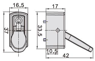 Imagen de 09M3Y210-P13A PALANCA SERIES S3/M3/M5