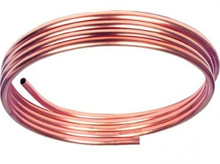 Imagen de 177600-06/10 TUBO COBRE DIAM. 6 PARA FRENO ROLLOS DE 10 MTS.