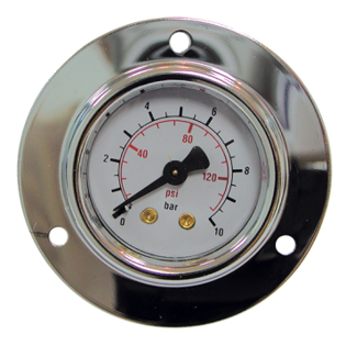 Imagen de 09MP4002.5 MANOMETRO SECO BRIDA D.40 1/8" 0-2.5 BAR