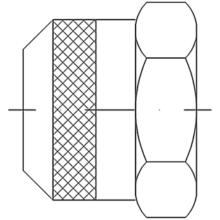 Imagen de 01500-16-20 TUERCA MINIMES M.16X2