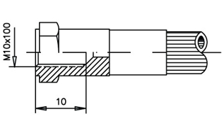 Imagen de 0021141-BB RACOR FRENO HEMBRA 10X1 L=20 MM.