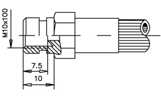 Imagen de 0021171-BB RACOR FRENO HEMBRA M.10X1