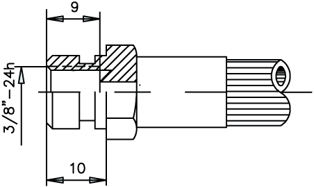 Imagen de 0021102-BB RACOR FRENO HEMBRA 3/8' 24 h.