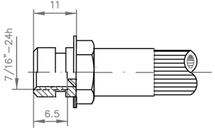 Imagen de 0021114-BB RACOR FRENO HEMBRA 7/16'24 H.