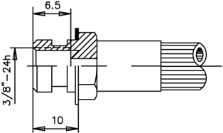 Imagen de 0021180-BB RACOR FRENO HEMBRA 3/8'24 H.