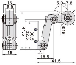 Imagen de 09M3L210-P14A ROLDANA ESCAMOTEABLE SERIES S3/M3/M5