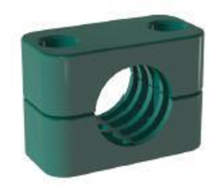 Imagen de 01325-PP CUERPOS ABRAZADERA GRUPO 3 25MM POLIPROPILENO